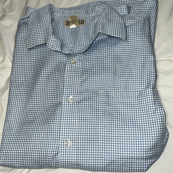 Duluth Trading Co Men's Wrinklefighter Slim Fit Long Sleeve Shirt Size 2XL TALL - Picture 2 of 6
